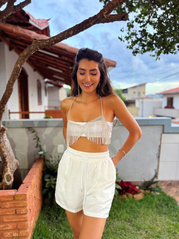 Short Pedrinhas Off White - Image 2