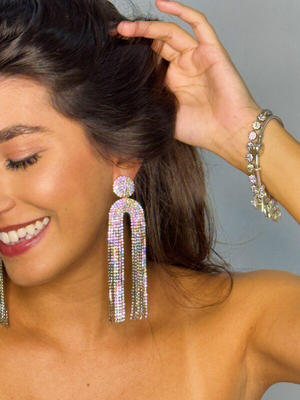 Brinco Chuva de Strass - Image 4